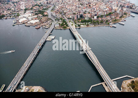 Vista aerea di Istanbul. La città vecchia. Foto Stock