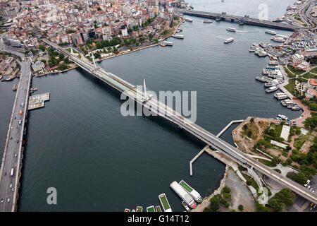 Vista aerea di Istanbul. La città vecchia. Foto Stock