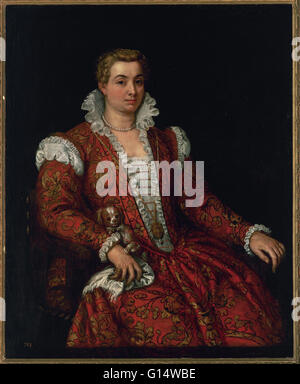 Paolo Veronese (1528-1588). Pittore italiano. Ritratto di Livia Colonna, 1570-1572. Il Museo del Prado. Madrid. Spagna. Foto Stock