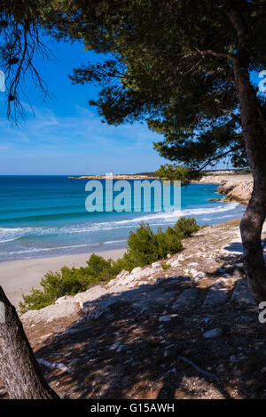 Plage st Croix la Saulce la Couronne bouche du Rhone Provenza Francia Foto Stock