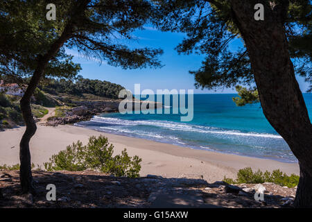 Plage st Croix la Saulce la Couronne bouche du Rhone Provenza Francia Foto Stock