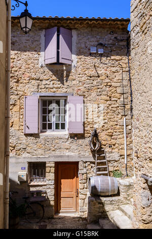 Village de Vaugines Luberon Vaucluse Provence Francia 84 Foto Stock