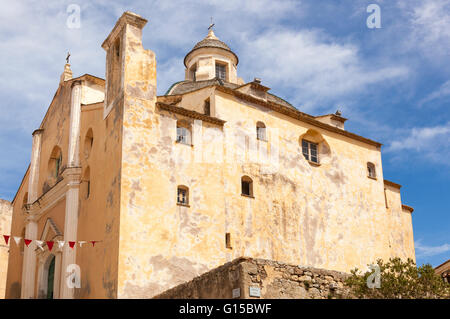 Sainte Jean Baptiste Cattedrale nella Cittadella, Calvi, Haute-Corse, Corsica, Francia Foto Stock