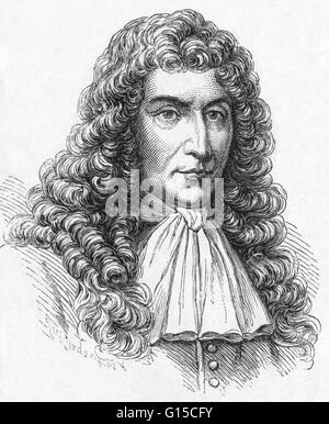 Denis Papin (Agosto 22, 1647 - 1712) fu un fisico francese, matematico e inventore. Egli ha visitato per la prima volta a Londra nel 1675, e ha lavorato con Robert Boyle dal 1676 al 1679, la pubblicazione di un conto del suo lavoro in continuazione di nuovi esperimenti (1680). Durante t Foto Stock