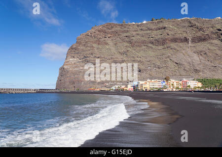 Spiaggia di Puerto de Tazacorte, La Palma Isole Canarie Spagna, Europa Foto Stock