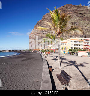 Spiaggia di Puerto de Tazacorte, La Palma Isole Canarie Spagna, Europa Foto Stock