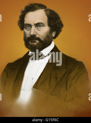 Samuel Colt (1814 -1862) era un inventore americano e industriale. Egli è stato il fondatore della Colt del brevetto Fire-Arms Manufacturing Company (Colt's Manufacturing Company), è ampiamente accreditato con diffusione il revolver. Nel 2006, egli è stato introdotto in t Foto Stock