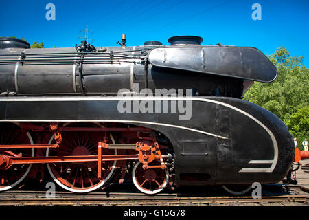 DEU, Germnay, la zona della Ruhr, Bochum, museo delle ferrovie nel distretto Dahlhausen, vecchia locomotiva a vapore. Foto Stock