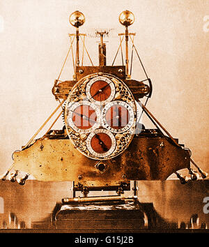 John Harrison primo cronometrista marino, 1735. Ha preso un autodidatta orologiaio inglese John Harrison (1693-1776) cinque anni per costruire Harrison numero uno o H1, che ha mantenuto il tempo in modo preciso che i navigatori sono stati in grado di stabilire la loro la longitudine in mare. Foto Stock