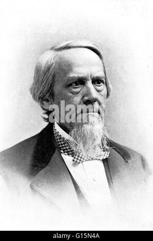 Elias Loomis (7 agosto 1811 - 15 agosto 1889) era un matematico americano e meteorologo. Dal 1844 al 1860 ha tenuto la cattedra di filosofia naturale e matematica presso l'università della città di New York e in quest'ultimo anno divenne pro Foto Stock