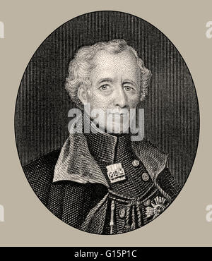 Maresciallo di Campo Hugh Gough, primo Visconte Gough, 1779-1869, un ufficiale dell'Esercito britannico Foto Stock