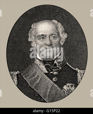 Vice Ammiraglio Sir Thomas Masterman Hardy, 1° Baronet, 1769-1839, un Royal Navy officer Foto Stock