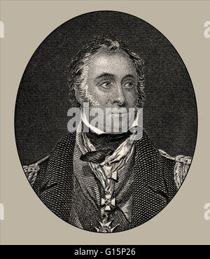 L ammiraglio sir Charles John Napier, 1786-1860, un British naval officer Foto Stock