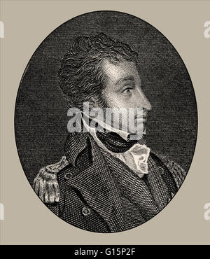 L ammiraglio sir William Sidney Smith, 1764-1840, un British naval officer Foto Stock