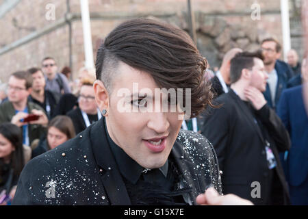 Stoccolma, Svezia. 8 Maggio. Hovi Star sul tappeto rosso per il CES 2016. Credito: Stefan Crämer/Alamy Live News Foto Stock