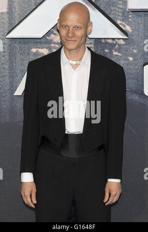 Tomas Lemarquis, Global ventola Gala Screening di X-Men Apocalisse al BFI IMAX a Londra. 09/05/2016 | Verwendung weltweit Foto Stock