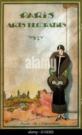 L'Exposition internationale des Arts Décoratifs et Industriels Modernes (l'Esposizione Internazionale dell'industria moderna e le arti decorative) era una fiera mondiale tenutasi a Parigi da aprile a ottobre 1925. Questa esposizione epitomized ciò che fu chiamato Foto Stock