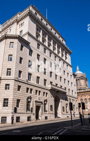 Ex Martins banca sul Water Street, Liverpool, Merseyside England, Regno Unito Foto Stock