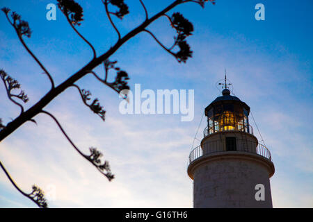 Il faro di La Mola. Formentera (Isole Baleari). Foto Stock