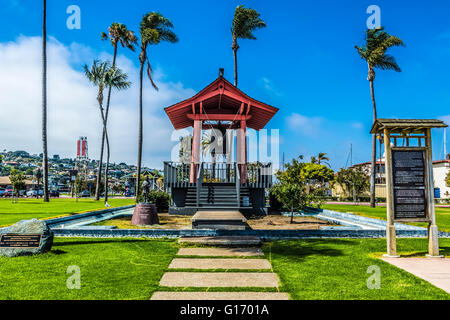 Amicizia Giapponese bell e sakura grove su shelter island a san diego Foto Stock