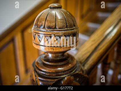 Arti e mestieri stile scalinata in legno. Foto Stock