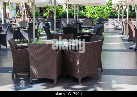 Tavolo da pranzo insieme Foto Stock