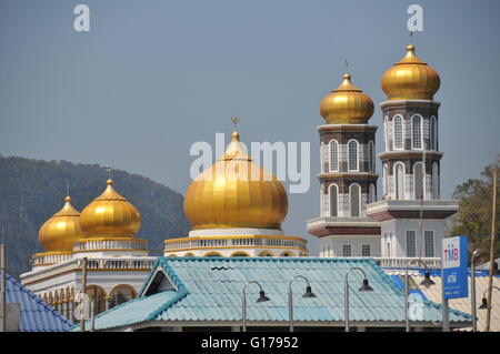 Koh Panyi (Floating villaggio Mussulmano) Thailandia Foto Stock