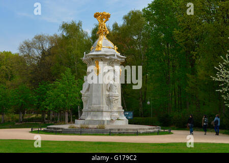 Beethoven-Haydn-Mozart-Denkmal, Grosser Tiergarten, il Tiergarten di Berlino, Deutschland Foto Stock