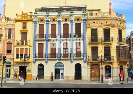 Plaza de Independencia, Castellon de la Plana, Spagna Foto Stock