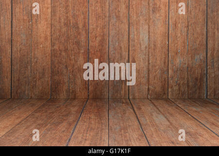 Vecchio interni in legno texture di sfondo, stock photo Foto Stock