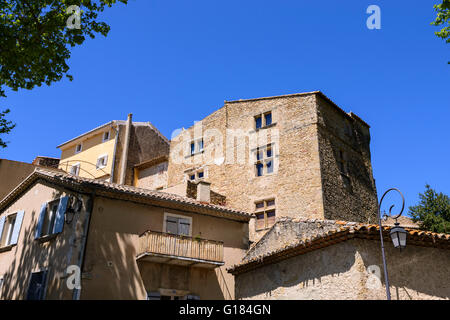 Village de Vaugines Luberon Vaucluse Provence Francia 84 Foto Stock