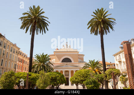 Paroisse St Jean Baptiste Chiesa, Nizza Cote D'Azur, in Francia Foto Stock