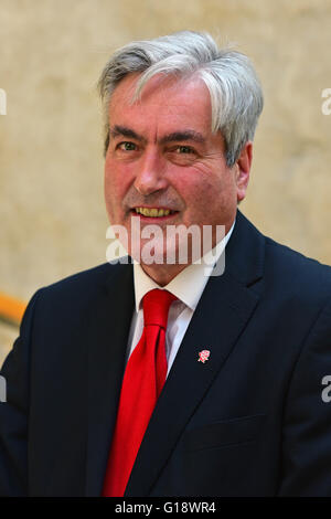 Edimburgo, Scozia, Regno Unito, 11 maggio, 2016. Tornando laburista scozzese MSP e ex leader del partito Iain grigio nel parlamento scozzese alla vigilia della nuova sessione, Credito: Ken Jack / Alamy Live News Foto Stock