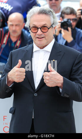 Cannes, Francia. 11 Maggio, 2016. George Miller, direttore della giuria, Photocall. 69° Festival di Cannes Cannes, Francia 11 maggio 2016 Diw credito88593: Allstar Picture Library/Alamy Live News Foto Stock