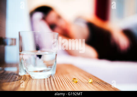 Ache pillole durante la gravidanza non sono infrequenti Foto Stock