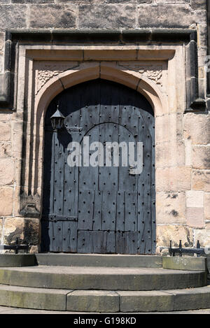 Hoghton Tower vicino a Preston nel Lancashire, Nord Ovest Inghilterra. Costruito nel 1109 la casa del de Hoghton famiglia dove King James 1 Foto Stock