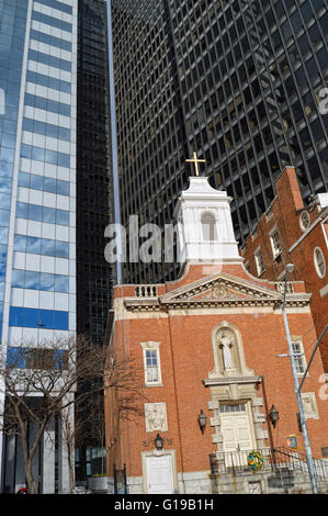 Il Santuario di Santa Elizabeth Ann Bayley Seton in Lower Manhattan, New York City. Foto Stock
