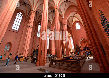 Cattedrale imperiale di San Bartolomeo, il Kaiserdom, Domplatz, di Francoforte sul Meno, Hesse, Germania Foto Stock