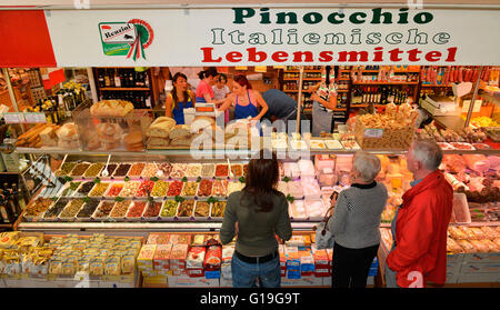 Sala Mercato, Kleinmarkthalle, di Francoforte sul Meno, Hesse, Germania Foto Stock