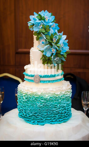 Ombre arruffare torta Foto Stock