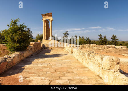Tempio di Apollo Hylates a Kourion, Limassol, Cipro Foto Stock