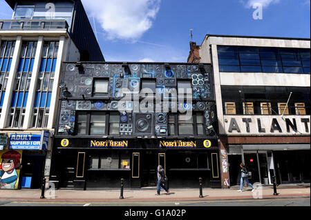 Oldham Street, Northern Quarter, Manchester, Martedì 10 Maggio, 2016. Foto Stock