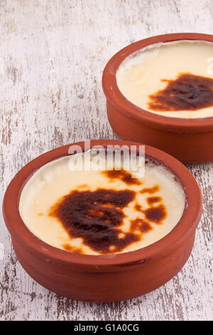 Budino di riso al forno Foto Stock