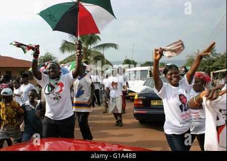 Il Ghana le elezioni generali, 2008, elezioni di dicembre. * 2016 elezione generale 7 Novembre Foto Stock