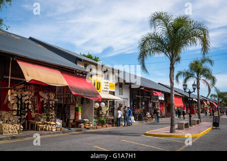 Negozi di artigianato, Puerto de Frutos, porta frutto, Tigre, Provincia di Buenos Aires, Argentina Foto Stock