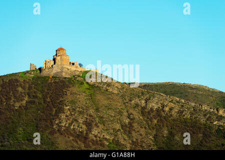 Eurasia, Caucaso, Georgia, Mtskheta, capitale storica, chiesa di Jvari (la chiesa della Santa Croce), early Georgian tetraconch design Foto Stock