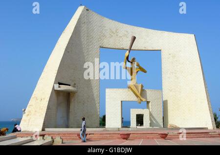 Il Senegal, Dakar, Arco del terzo millennio Foto Stock