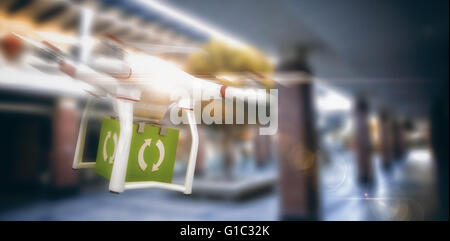 Immagine composita del centro commerciale per lo shopping Foto Stock