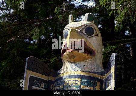 Totem, Totem Bight State Historical Park Foto Stock