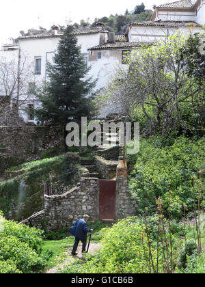 Grazelema, un grazioso villaggio di montagna in Andalusia Spagna Foto Stock